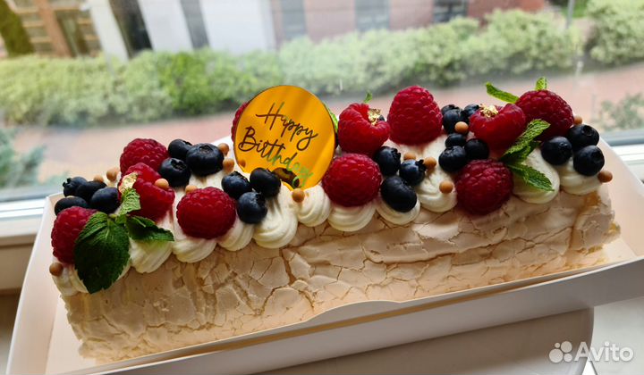 Меренговый рулет