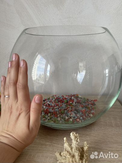 Аквариум круглый 12 литров