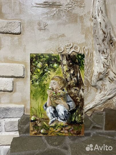 Картина маслом Вкусное детсво