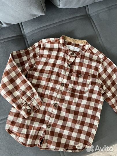 Рубашкп для мальчика zara 110см