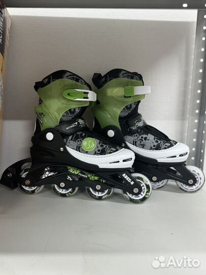 Новые раздвижные ролики для мальчика 34-37