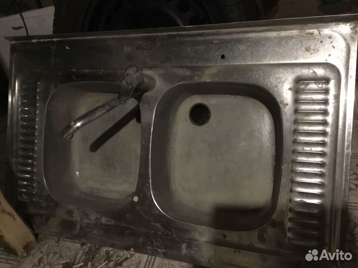 Раковина для кухни из нержавейки б/у
