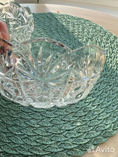 Хрустальная салатница СССР