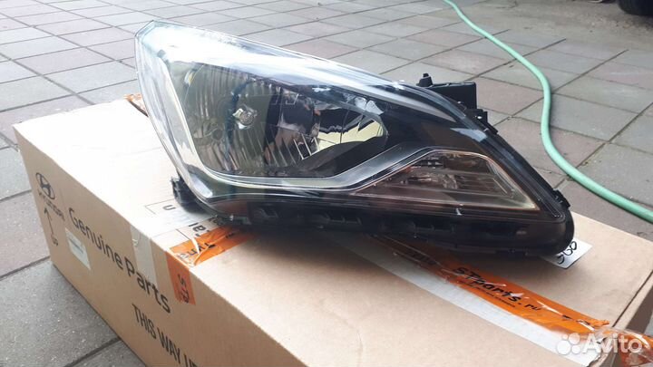 Фара правая /блок/ на Хендай Солярис