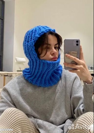 Балаклава вязаная ручная работа