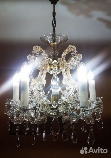 Люстра хрустальная Чехия
