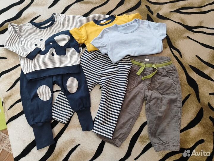 Одежда для мальчика пакетом 74