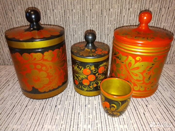 Посуда хохлома СССР