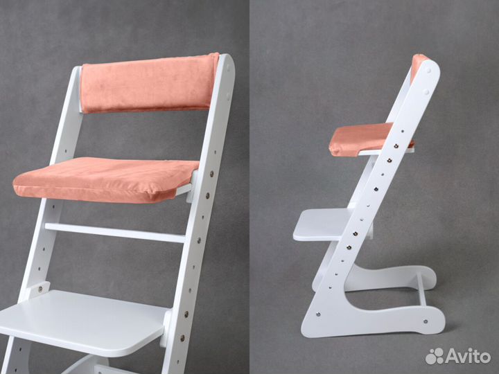 Белый растущий стул