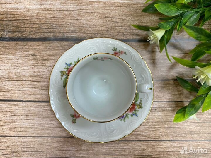 Чашка с блюдцем кофейная 