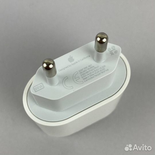 Быстрая зарядка для iPhone 20W с кабелем Lightning