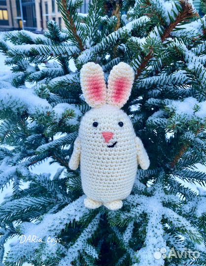 Вязаный кролик