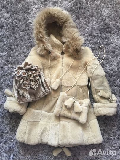 Продам дубленку на девочку