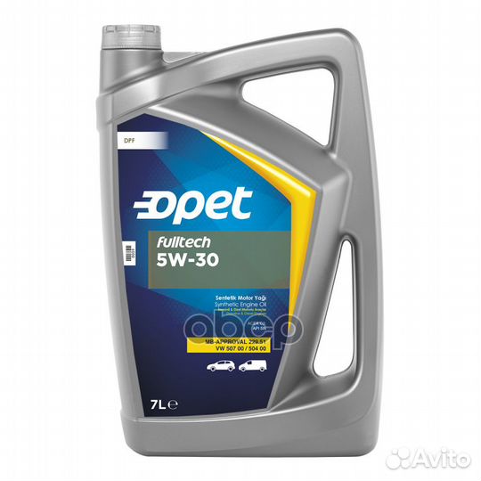 5W-30 fulltech SN C3 (синт. мотор. масло) 7л