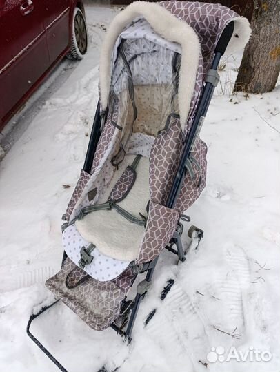 Коляска санки