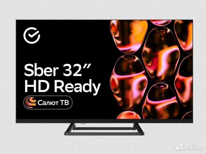 Телевизор SMART tv 32 дюйма новый Sber