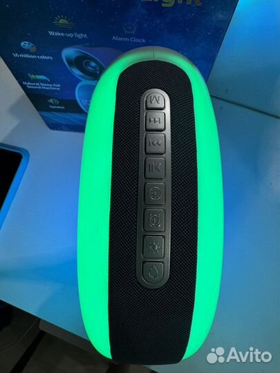 Блютуз колонка ночник будильник