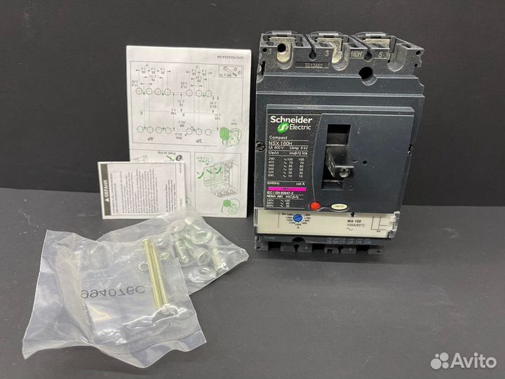 Schneider NSX160H MA100 LV430835 новый, 2 шт