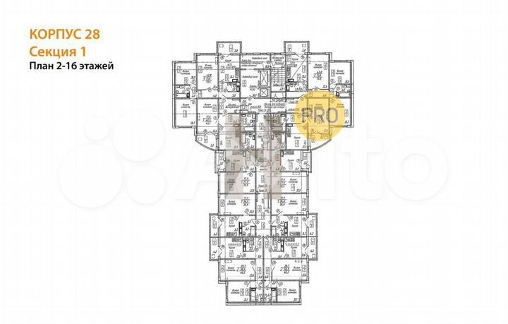 1-к. квартира, 39,5 м², 10/17 эт.