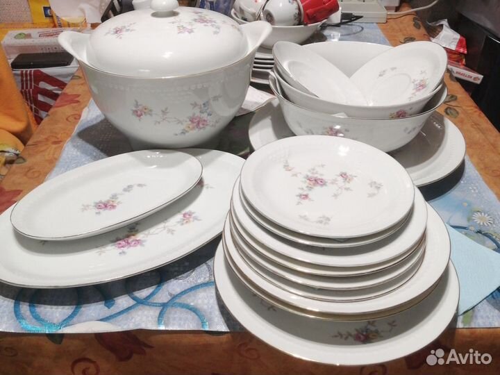 Столовый сервиз ГДР кольдиц