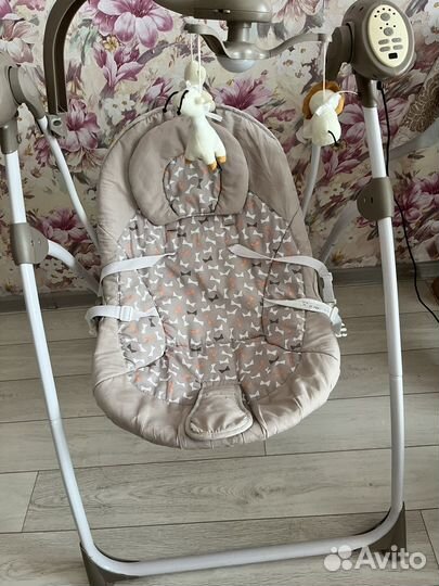 Детские электронные качели для новорожденных