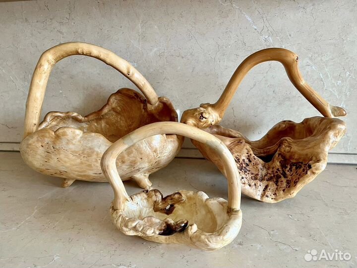 Корзины из березовых капов