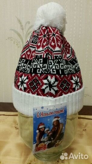 Зимняя шапка с помпоном