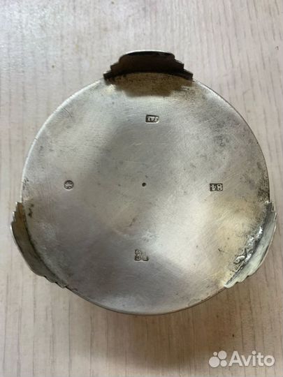 Серебро 84 пробы солонка