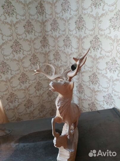 Лось деревянный