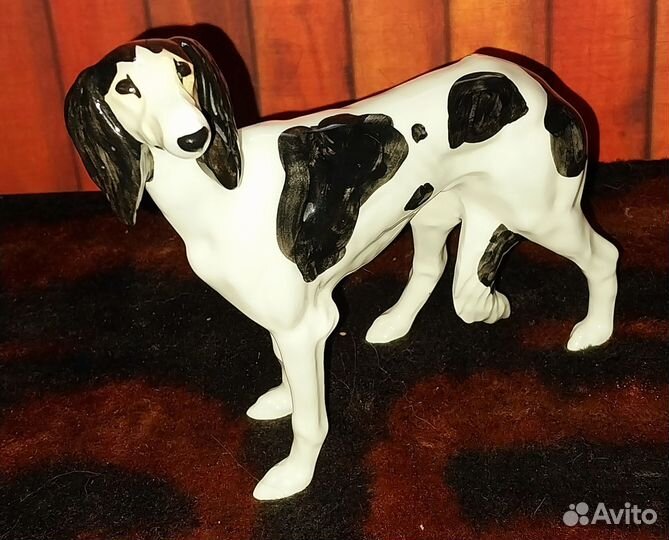 Статуэтка собака борзая, лайка, котята