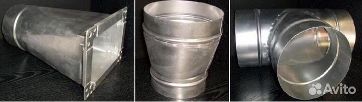 Воздуховоды, системы вентиляции - любая сталь