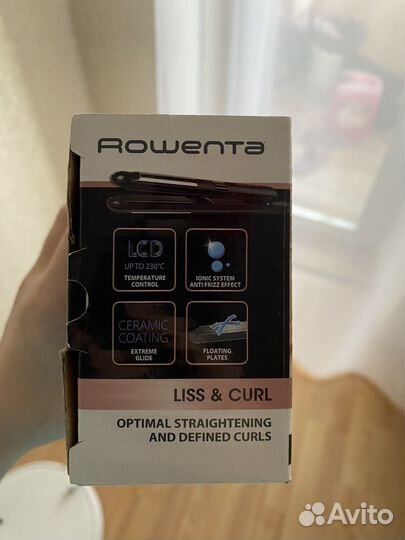 Выпрямитель для волос rowenta