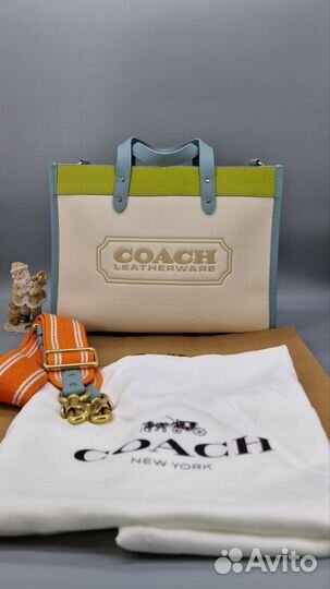 Сумка Coach натуральная кожа