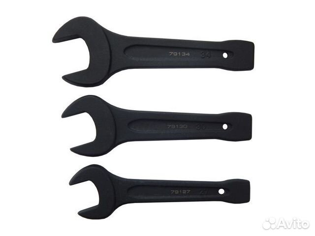 Ключ рожковый ударный односторонний 120мм forcekra