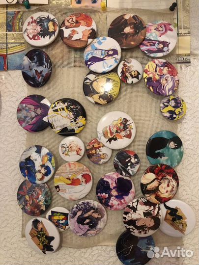 Аниме значки