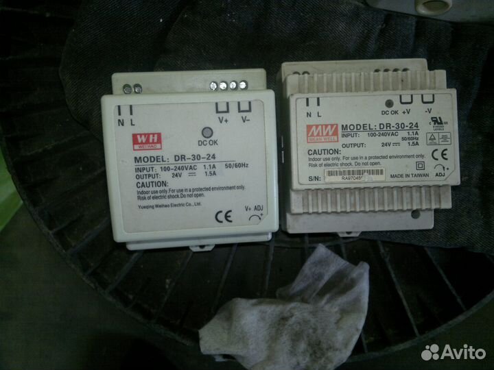 Mean well DR-30-24 Блок питания 30Вт 24В