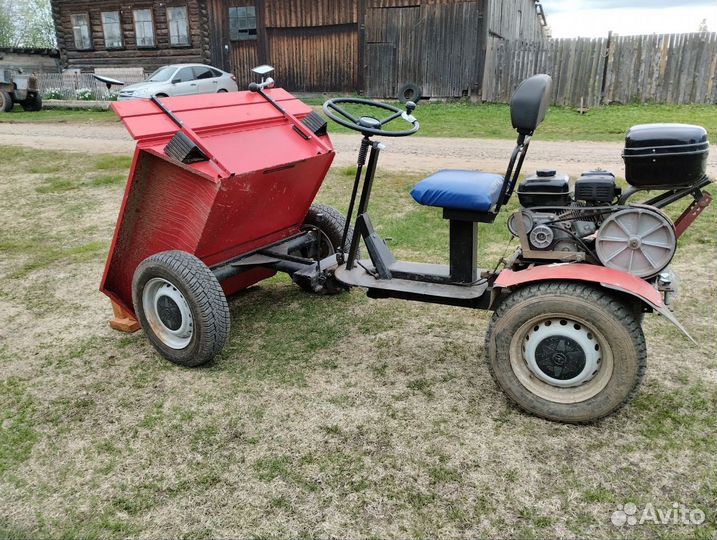 Мотоблок с передним адаптером