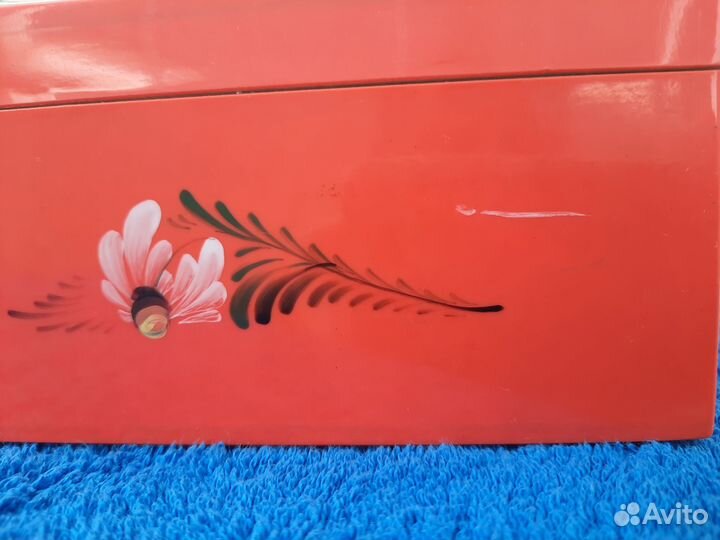 Деревянная шкатулка СССР Винтаж