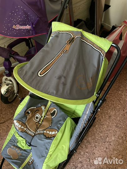 Коляска санки