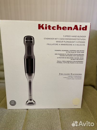 Блендер погружной kitchenaid