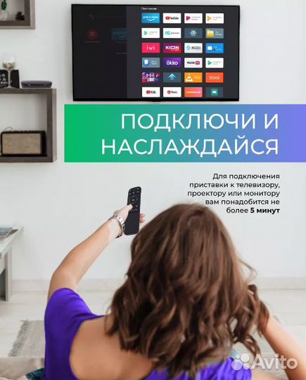 Тв box смарт-приставка Android. Настроенная