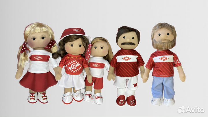 Кукла текстильная ручной работы фк спартак