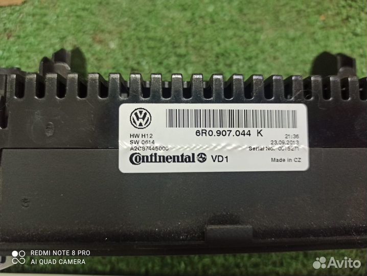 Блок управления климатконтроля Volkswagen Polo