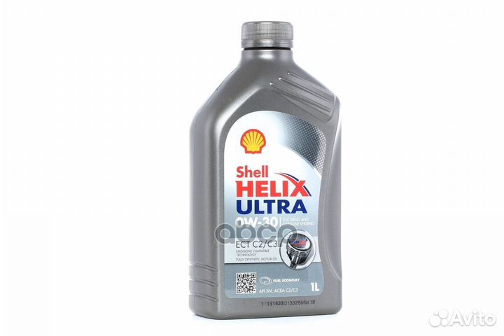 Моторное масло Shell Helix Ultra ECT C2/C3 0W-3