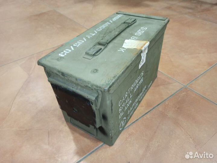 Ящик для патронов металлический