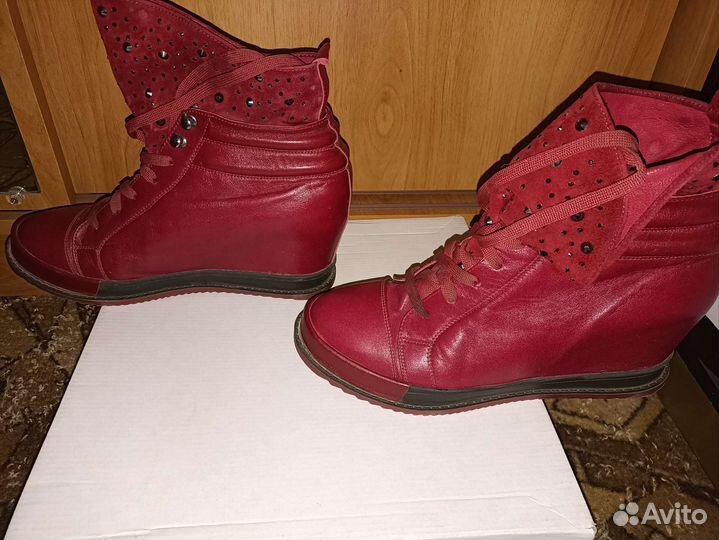 Ботильоны натуральная кожа 39размер