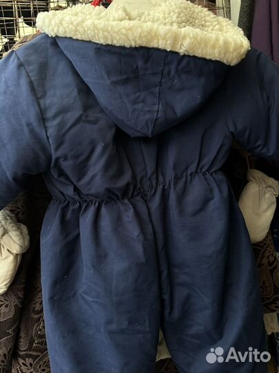 Детский комбинезон зима новый 86