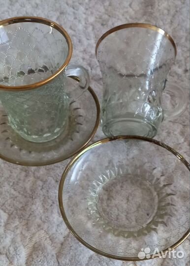 Кофейные пары. Стекло. СССР