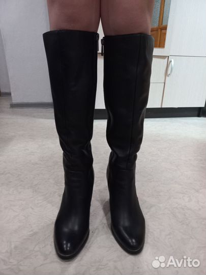 Сапоги женские натуральная кожа 38 весна