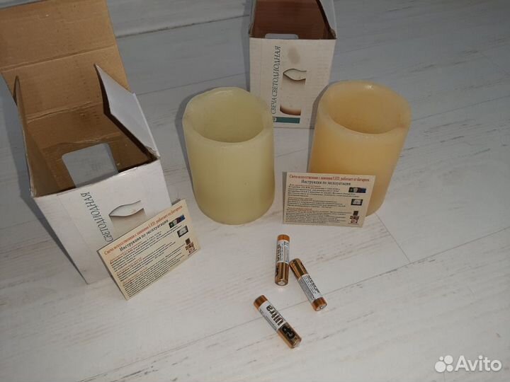 Свечи декоративные